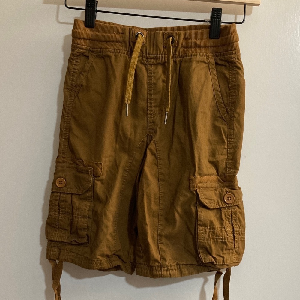 Kids Brown Cargo Shorts